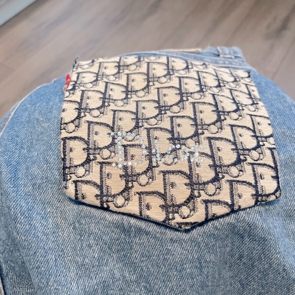 Vintage Dior Rego Reworked High-rise High Waisted Jeans - Picture 11 of 13